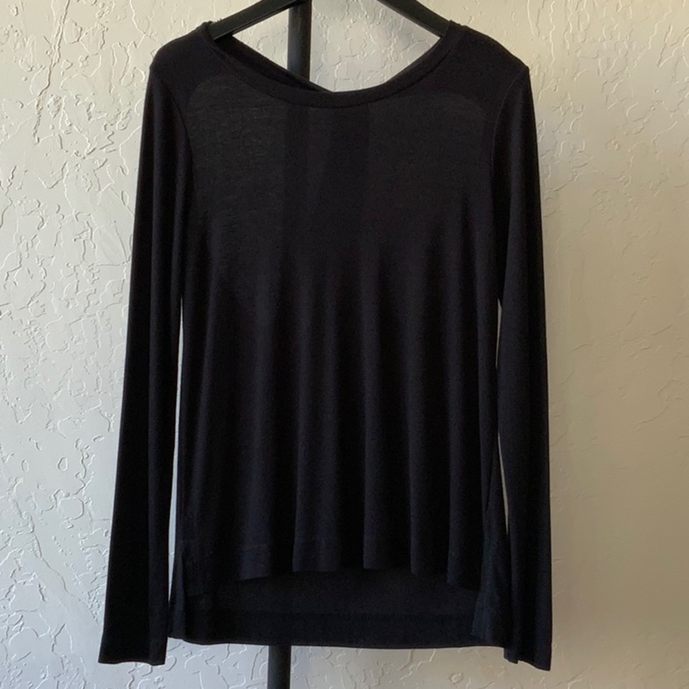 Long sleeve cover up, with pretty shoulder blade holes